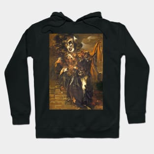 SURREAL BEGGAR WOMAN ON HALLOWEEN Hoodie